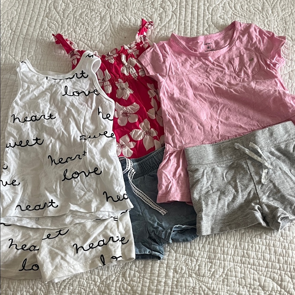 Carters summer outfit lot